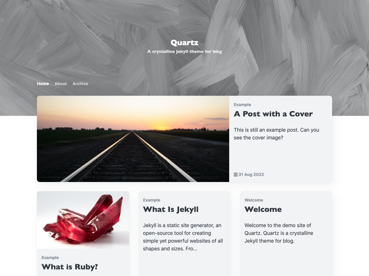 Quartz screenshot