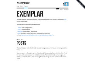 Exemplar screenshot